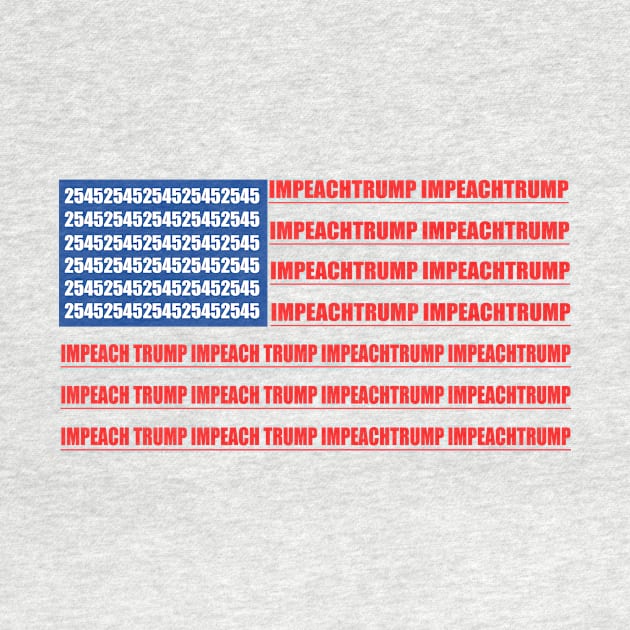 2545 Impeach Trump American Flag by epiclovedesigns